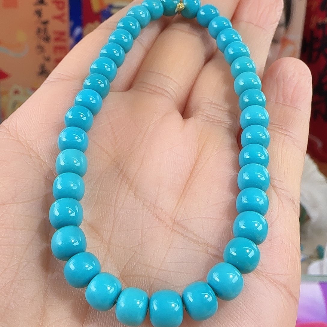 绿松石未镶嵌珠宝奇石卡6.4