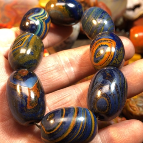 玛瑙/玉髓手链合金笑*缘