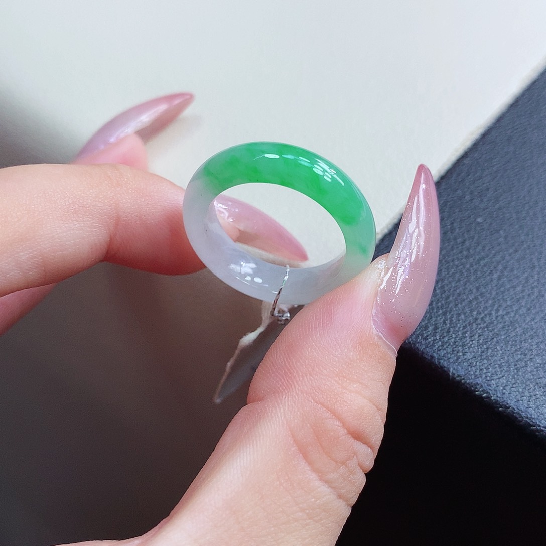 翡翠戒指未镶嵌15号