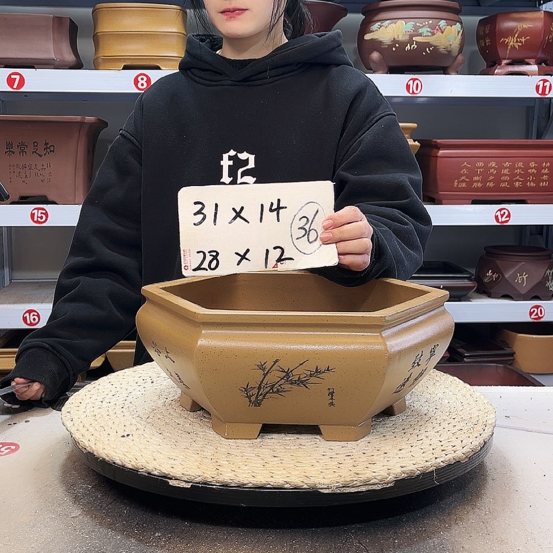 紫砂花盆紫砂花盆