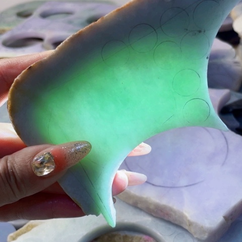 翡翠裸石三***半翡翠原石