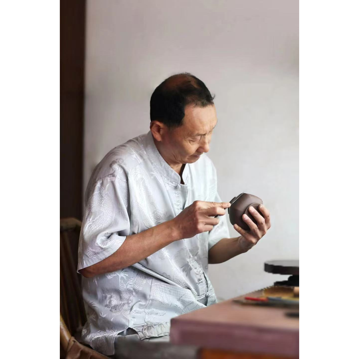 9号[方开明]宜兴手工紫砂壶