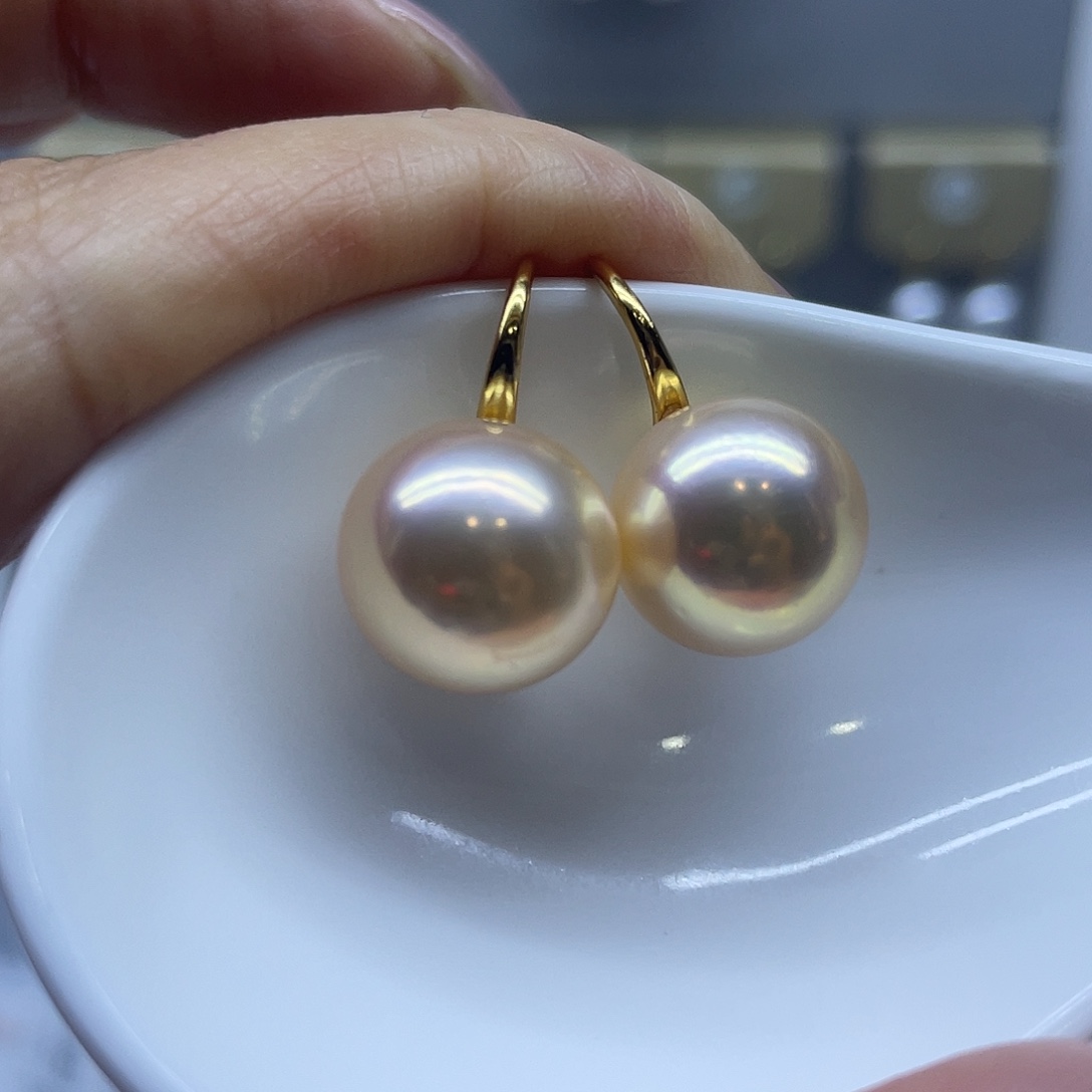 耳饰淡水珍珠银S925镶嵌