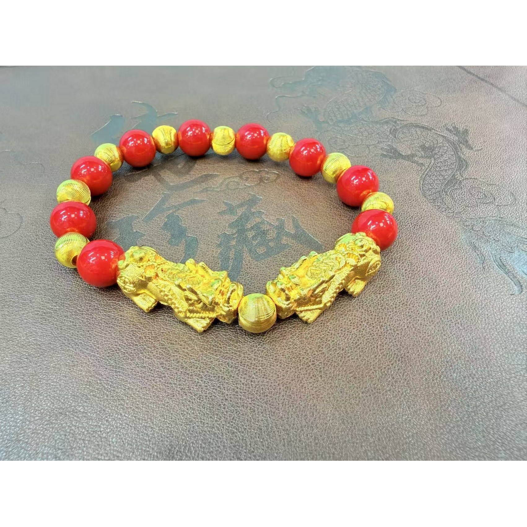 【D】时尚精品璀璨猫眼貔貅吞珠手串【SPCL64】