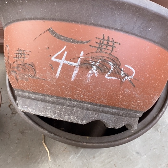 紫砂花盆80-2微瑕41-20