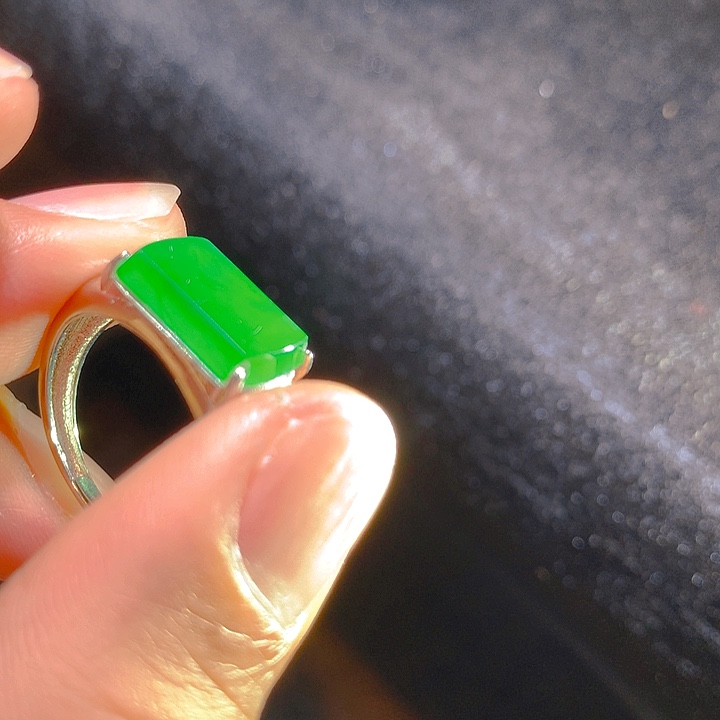 【闪购商品】翡翠颈饰银S925镶嵌翡翠