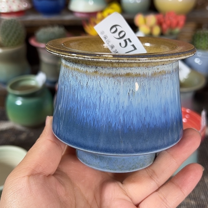 口6 手工花盆满30包邮