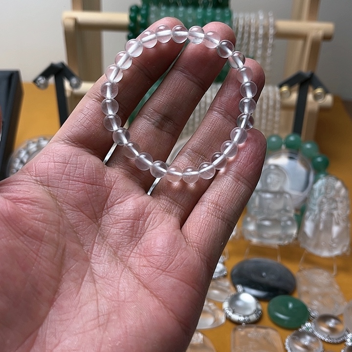 石英质玉手串未镶嵌省****勇