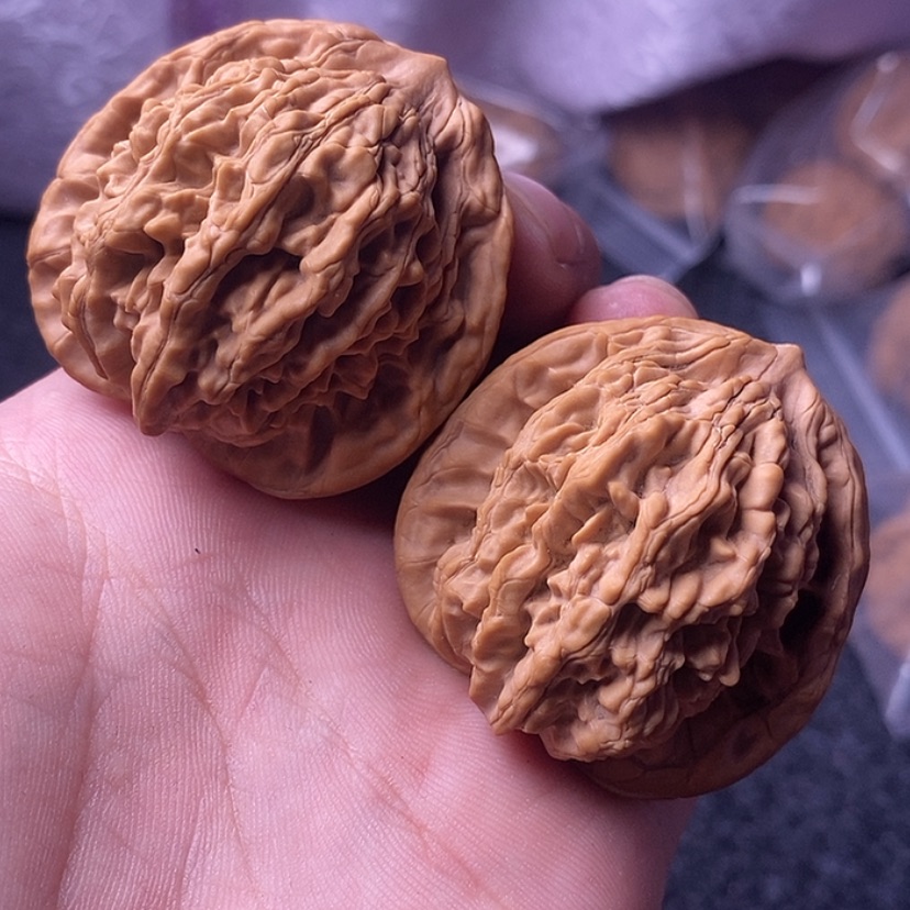 【闪购商品】文玩核桃吊坠45全品麦穗虎头