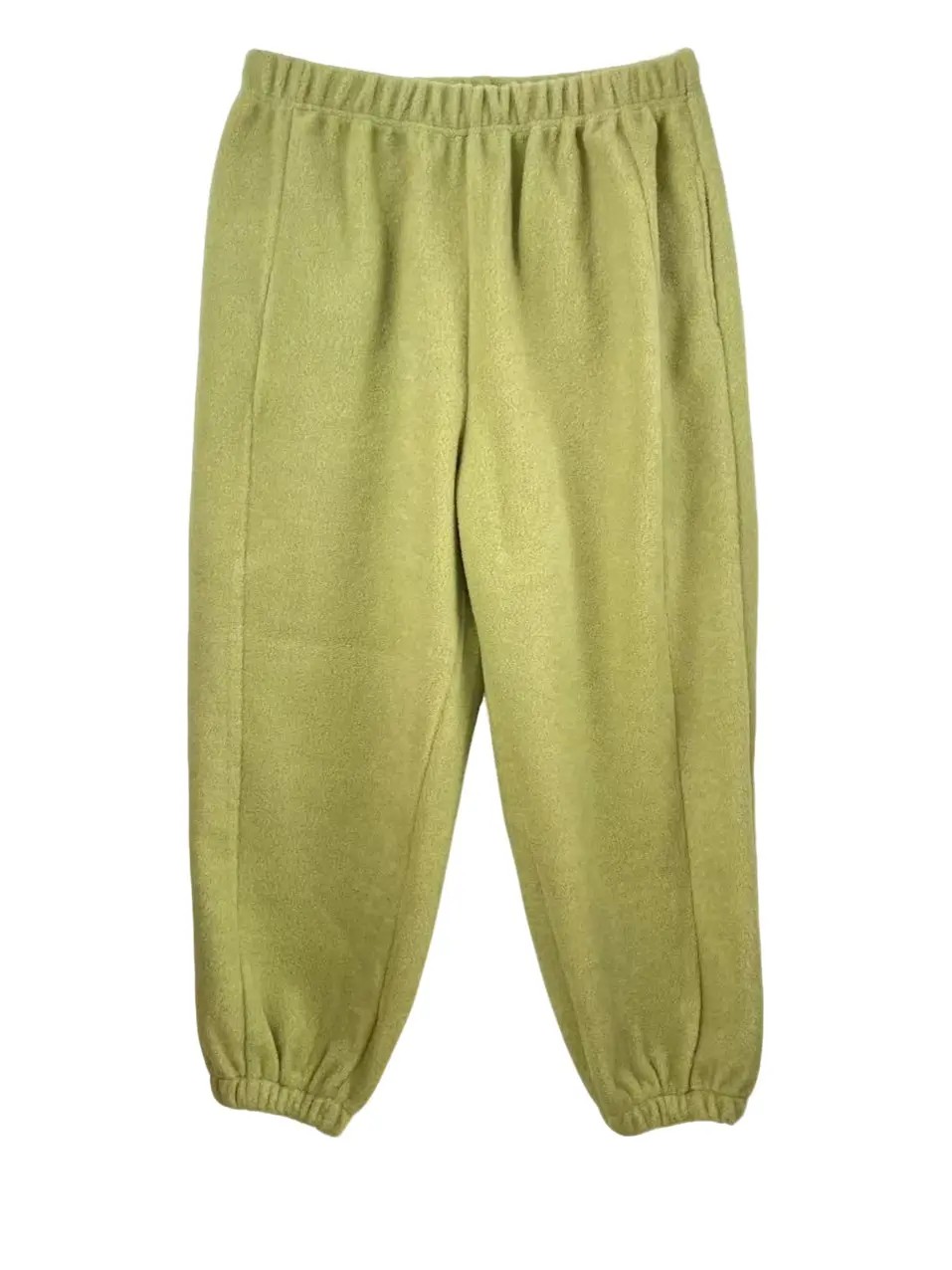 韩版新款舒适厚款松紧腰纯色时尚休闲裤