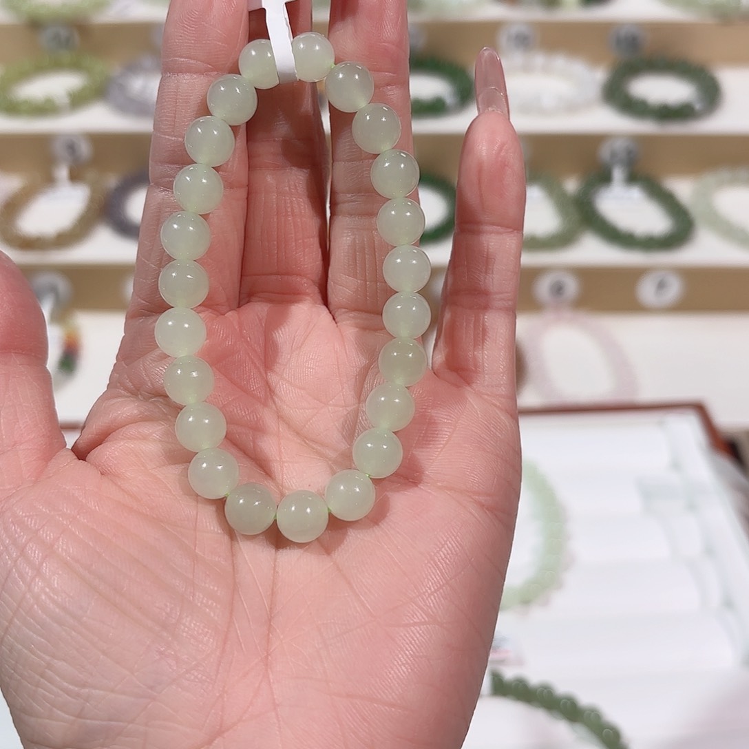 和田玉手链未镶嵌小****高V