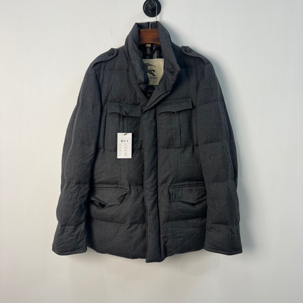 99新 BURBERRY/博柏利 男士羽绒服外料羊毛/S码/0500