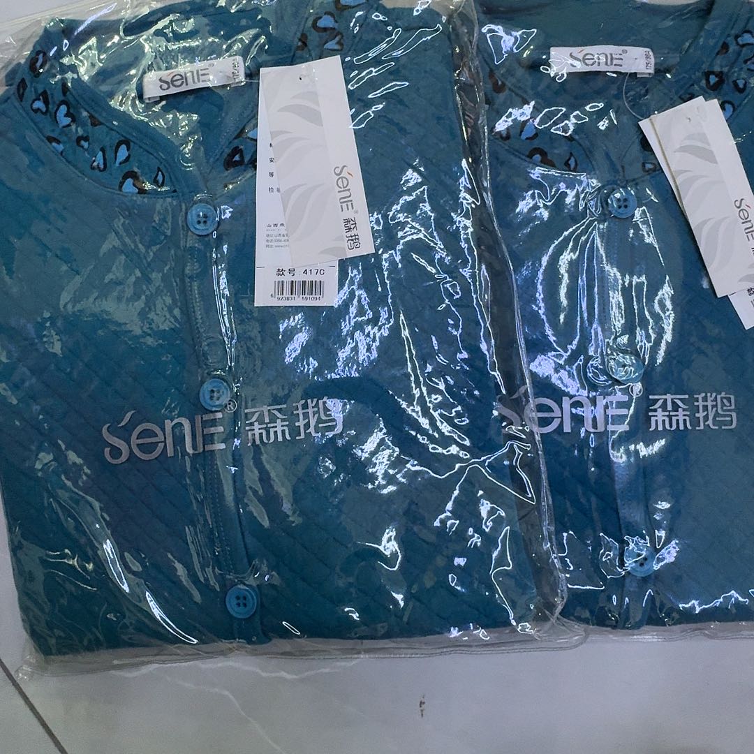 417c蓝色175a一件开衫