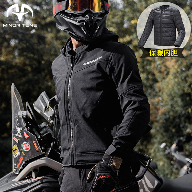 小调子(MINOR TUNE)摩托车骑行服男女冬季休闲通勤防摔机车服烟雾