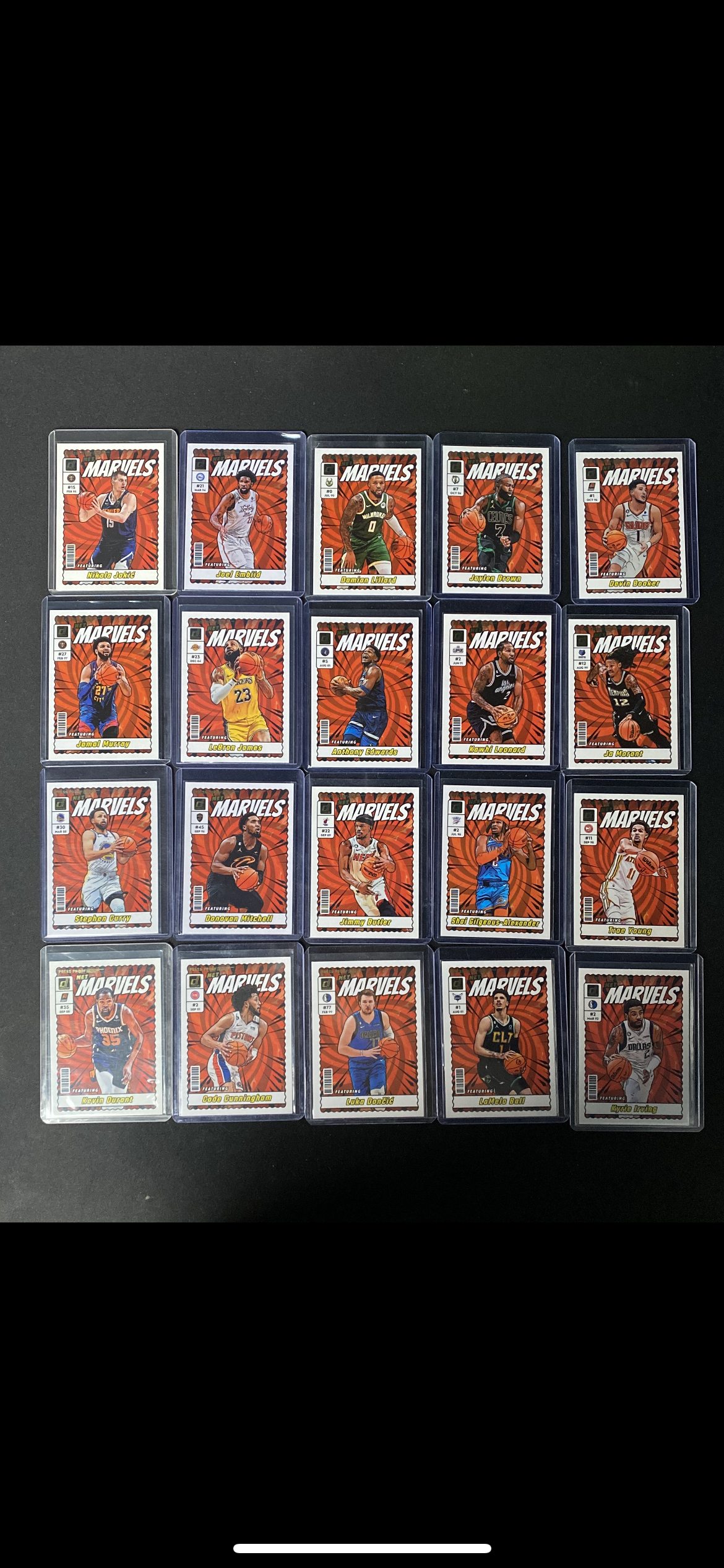 23-24Donruss系列 漫威特卡 一套20张齐 实卡精美 专收必备