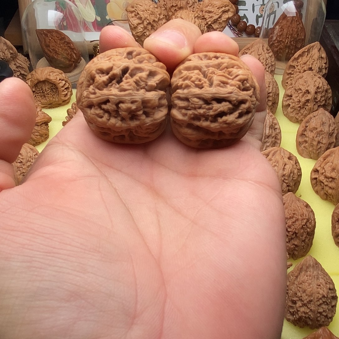 鱼***号把件文玩核桃粗筋34