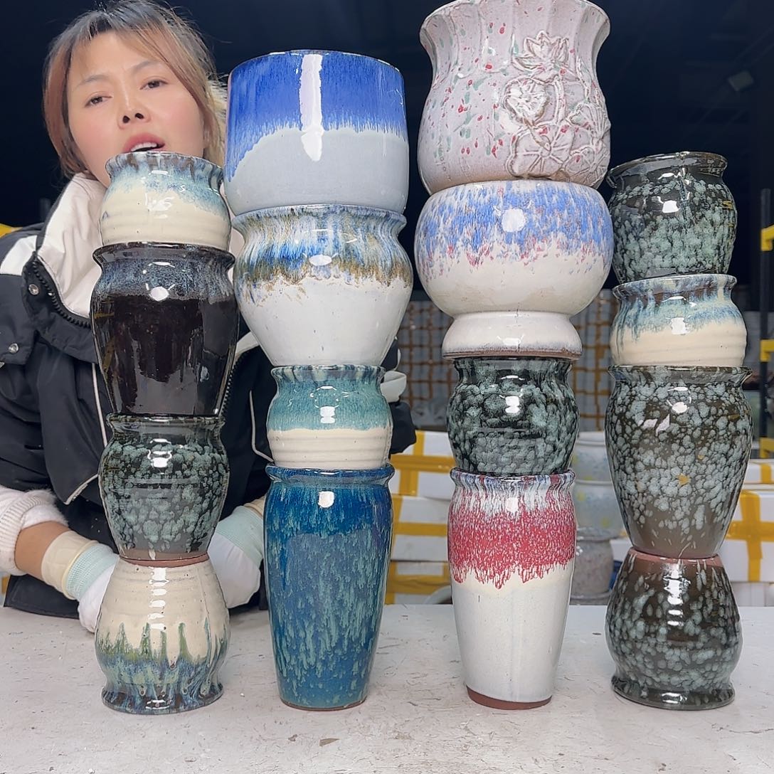 紫砂花盆云上花盆直播1217-706