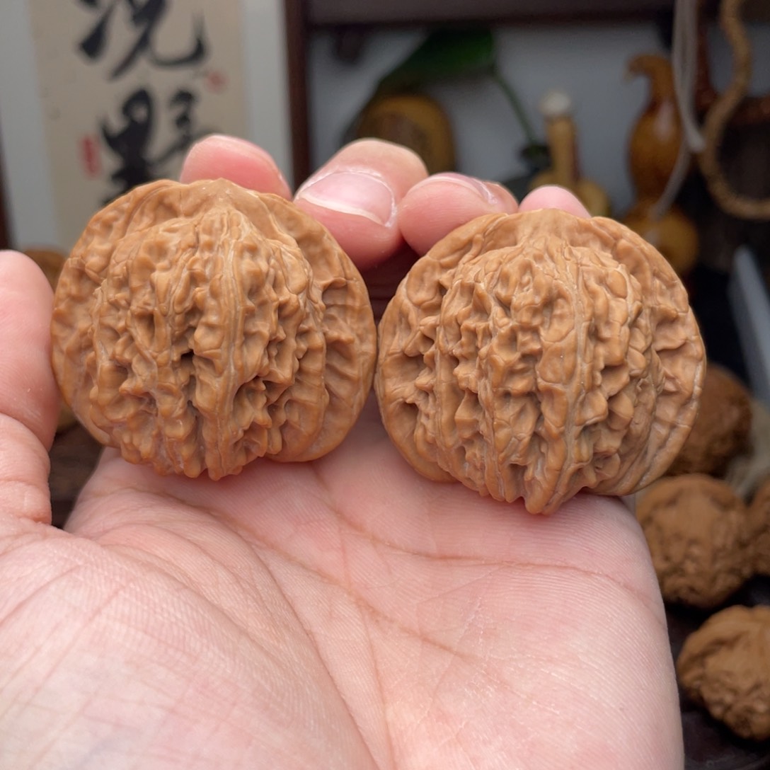 文玩核桃把件平谷四座楼43