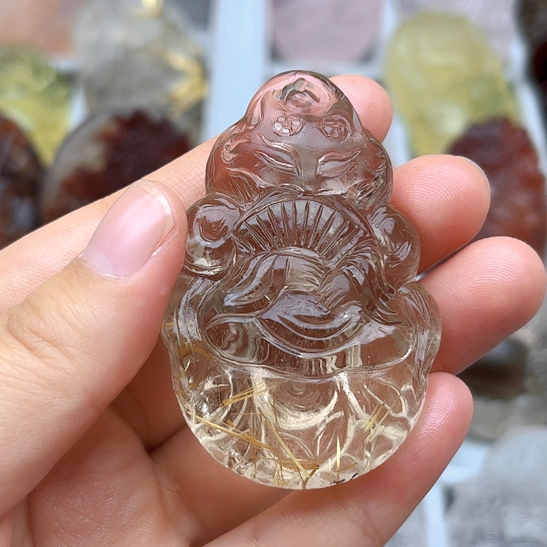 水晶吊坠(不含链)未镶嵌