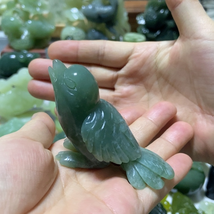 【闪购商品】蛇纹石玉把件未镶嵌