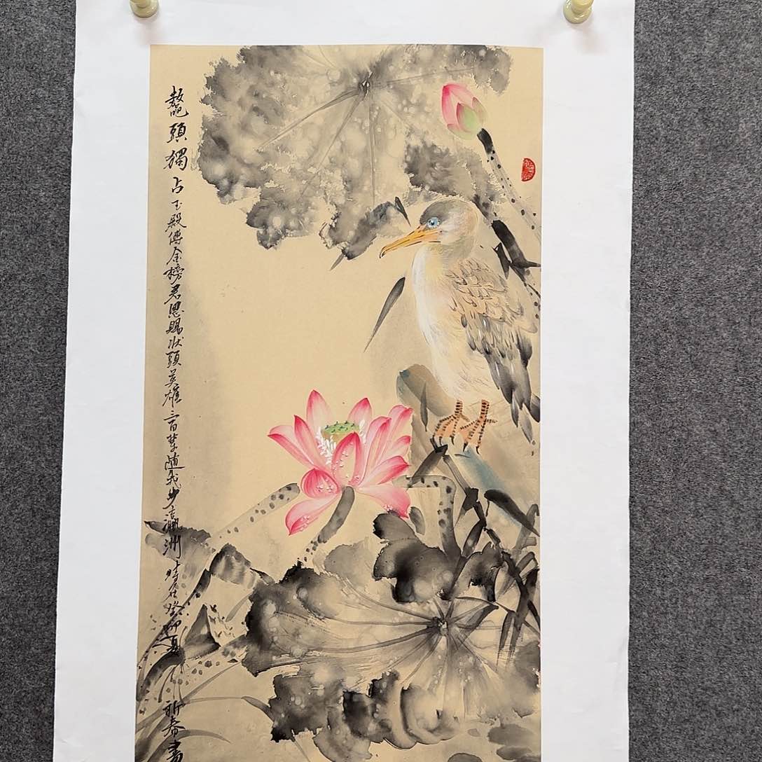 国画梁景欣老师手绘作品
