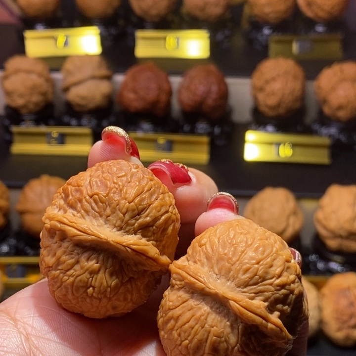 文玩核桃把件稳***福元宝蟾36尺