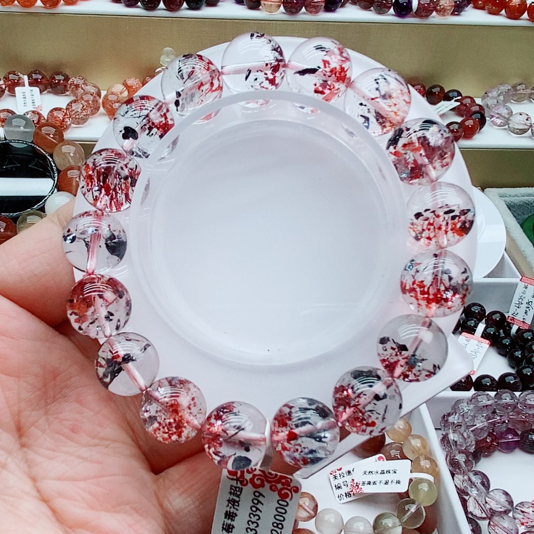手串水晶未镶嵌彩梅毒液