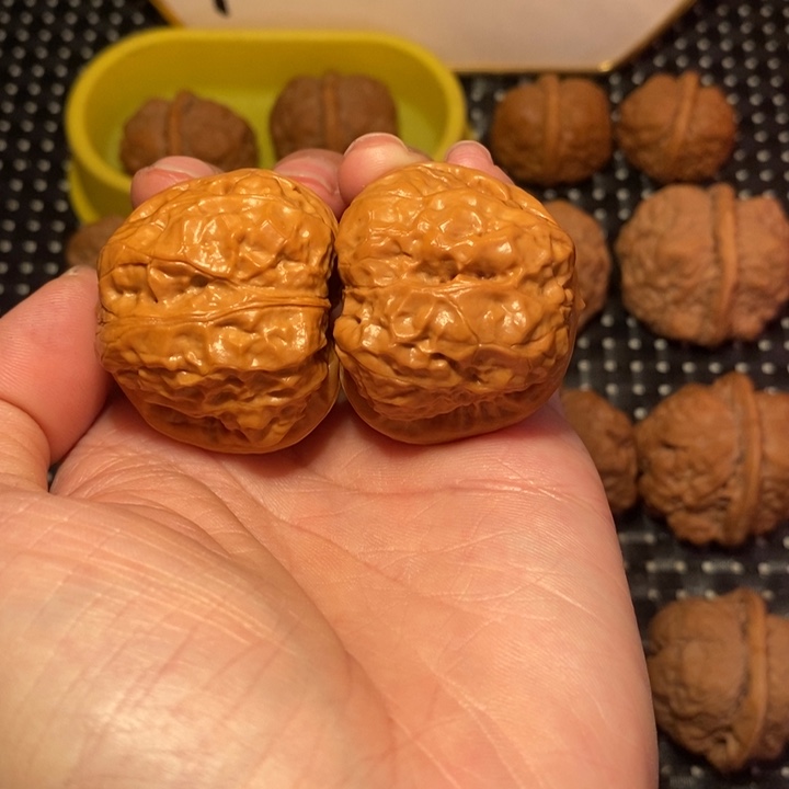 把件文玩核桃肉蛙