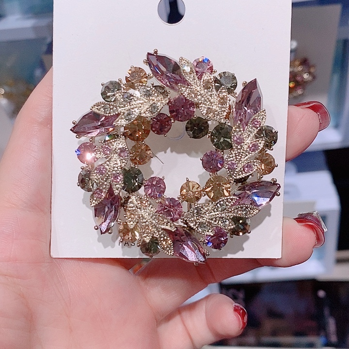 锆石铜合金紫荆花大号紫色