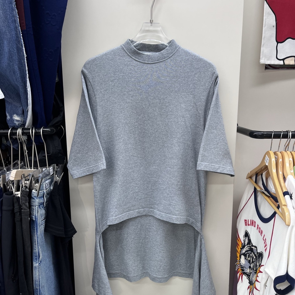 99新 Balenciaga/巴黎世家 异形不规则T恤XS码胸围52前衣长60后85