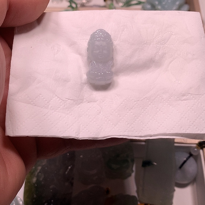 翡翠未镶嵌挂件宝宝佛