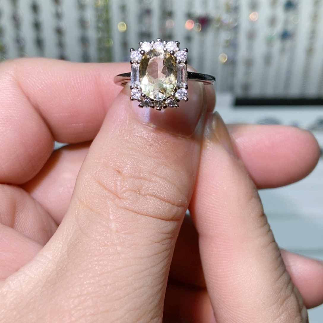 紫晶珠宝半成品银S925镶嵌