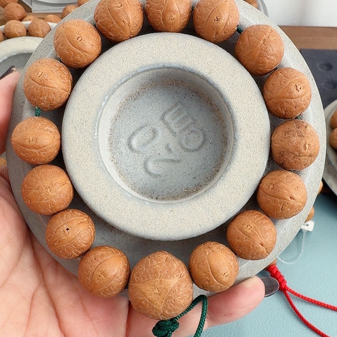 凤眼菩提手串15mm放漏，91@1607