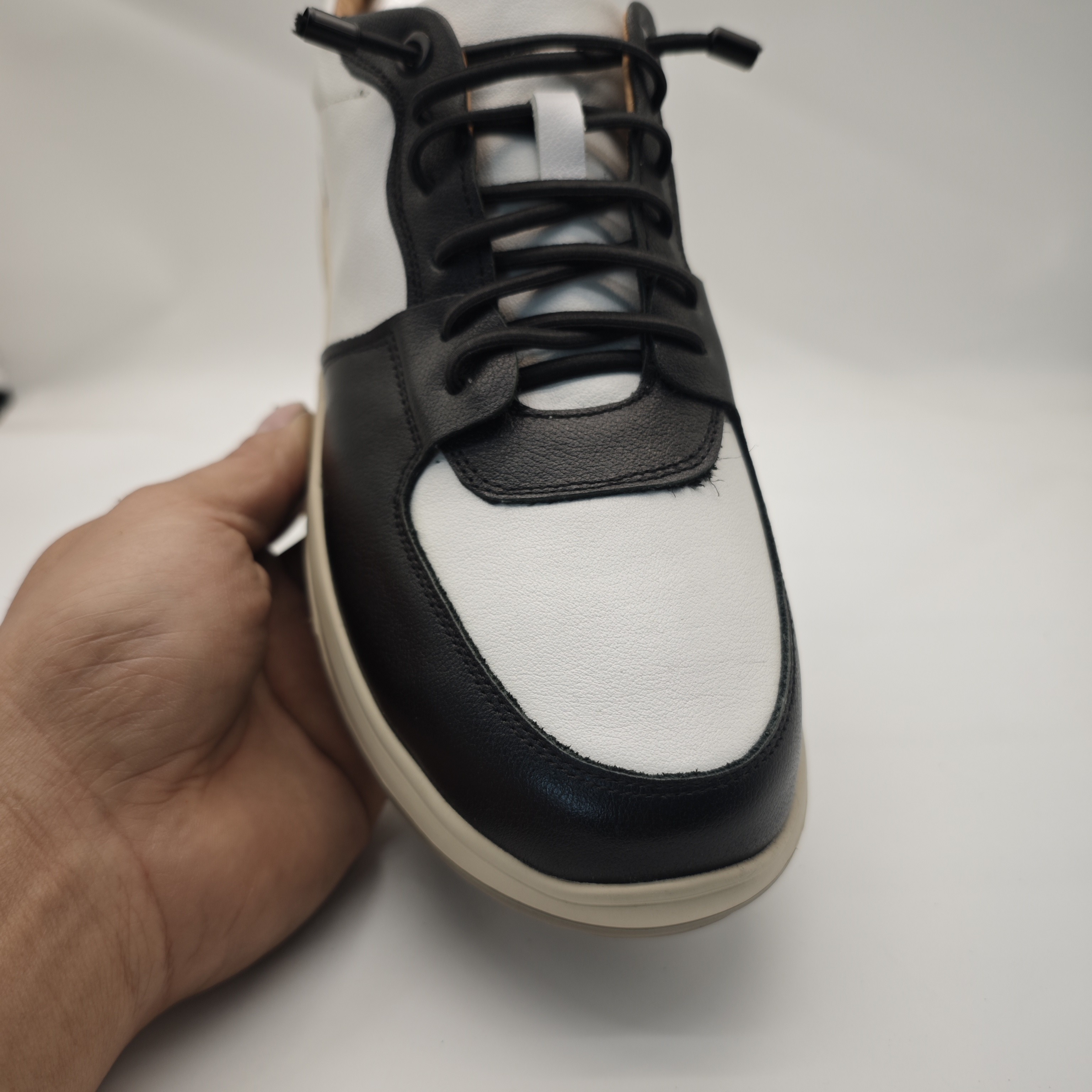 头层牛皮手工制作超轻发泡鞋底舒适透气运动休闲商务男鞋