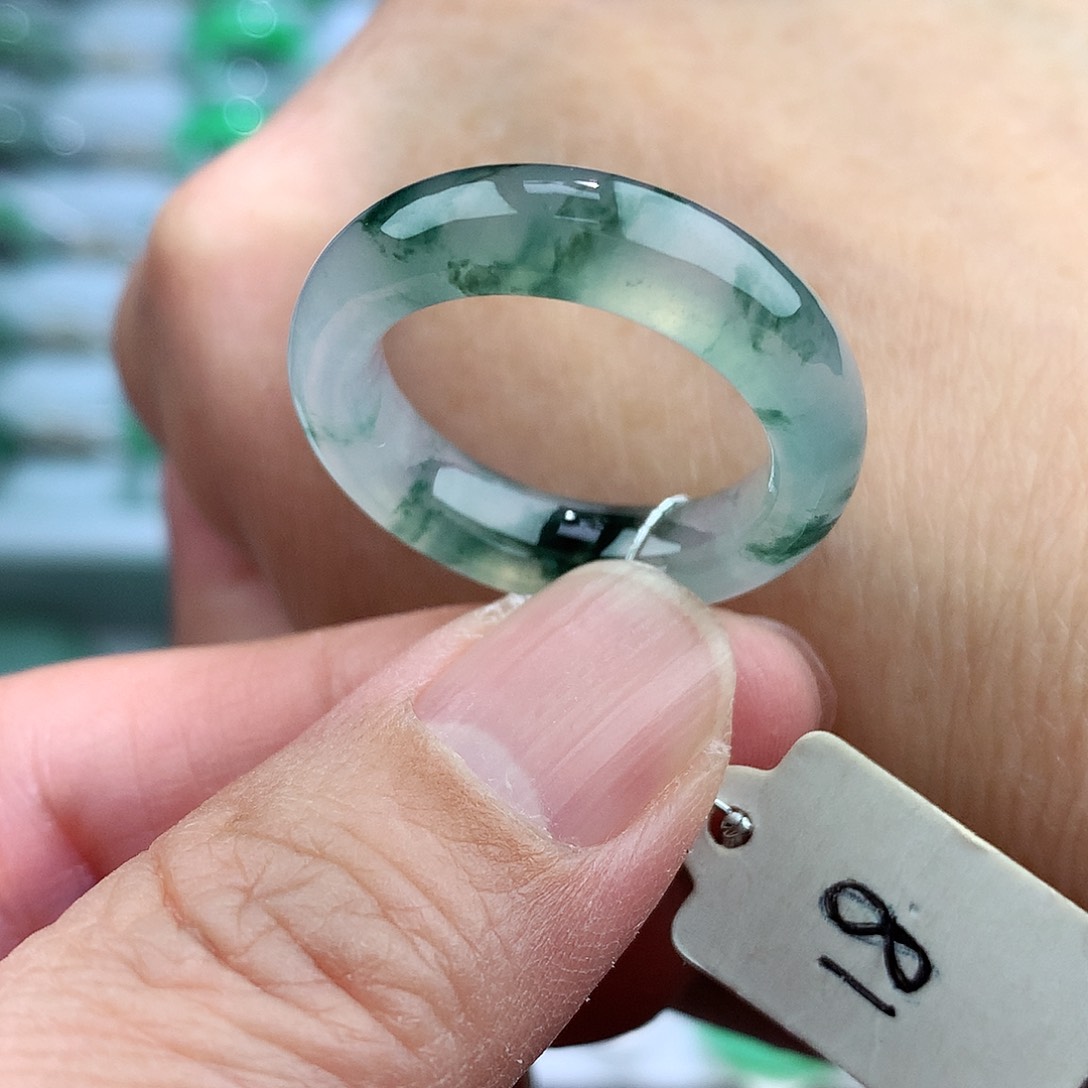 未镶嵌戒指翡翠18号