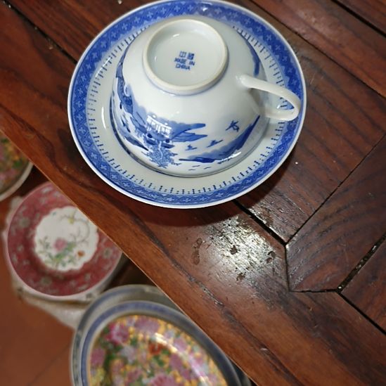 奎***哥早期柴窑青花梧桐