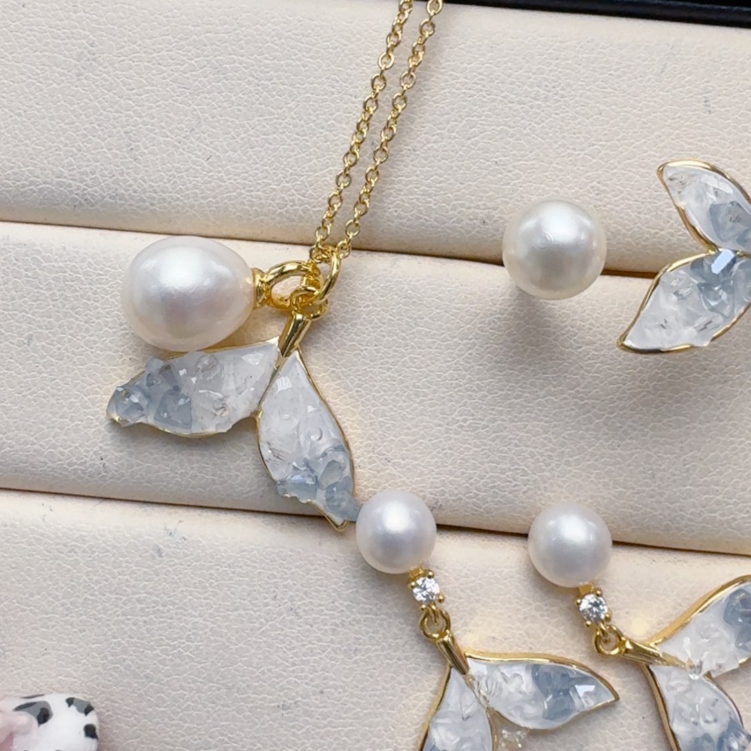 未镶嵌淡水珍珠耳饰@@nn048