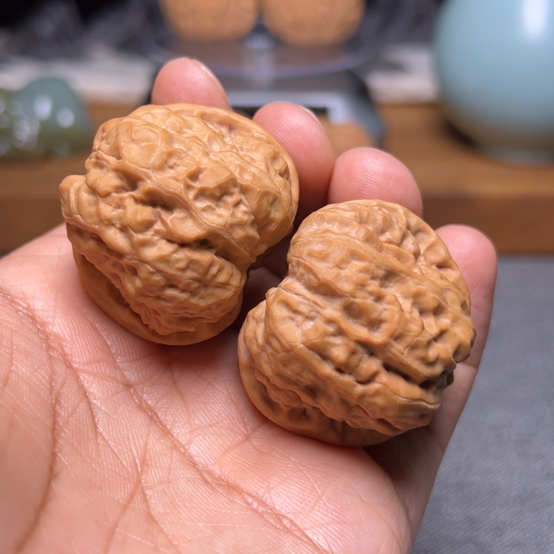 文玩核桃把件39蛤蟆头