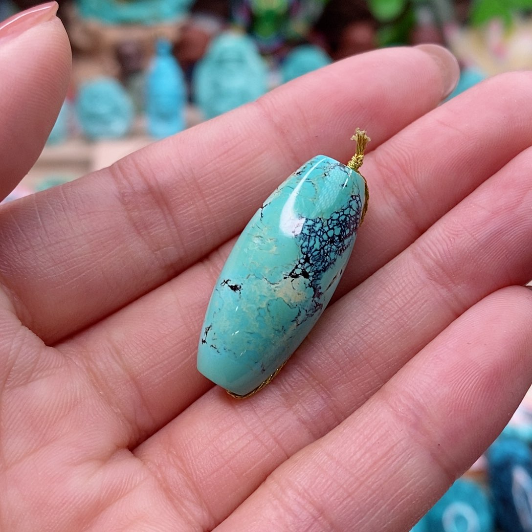 绿松石珠宝奇石未镶嵌