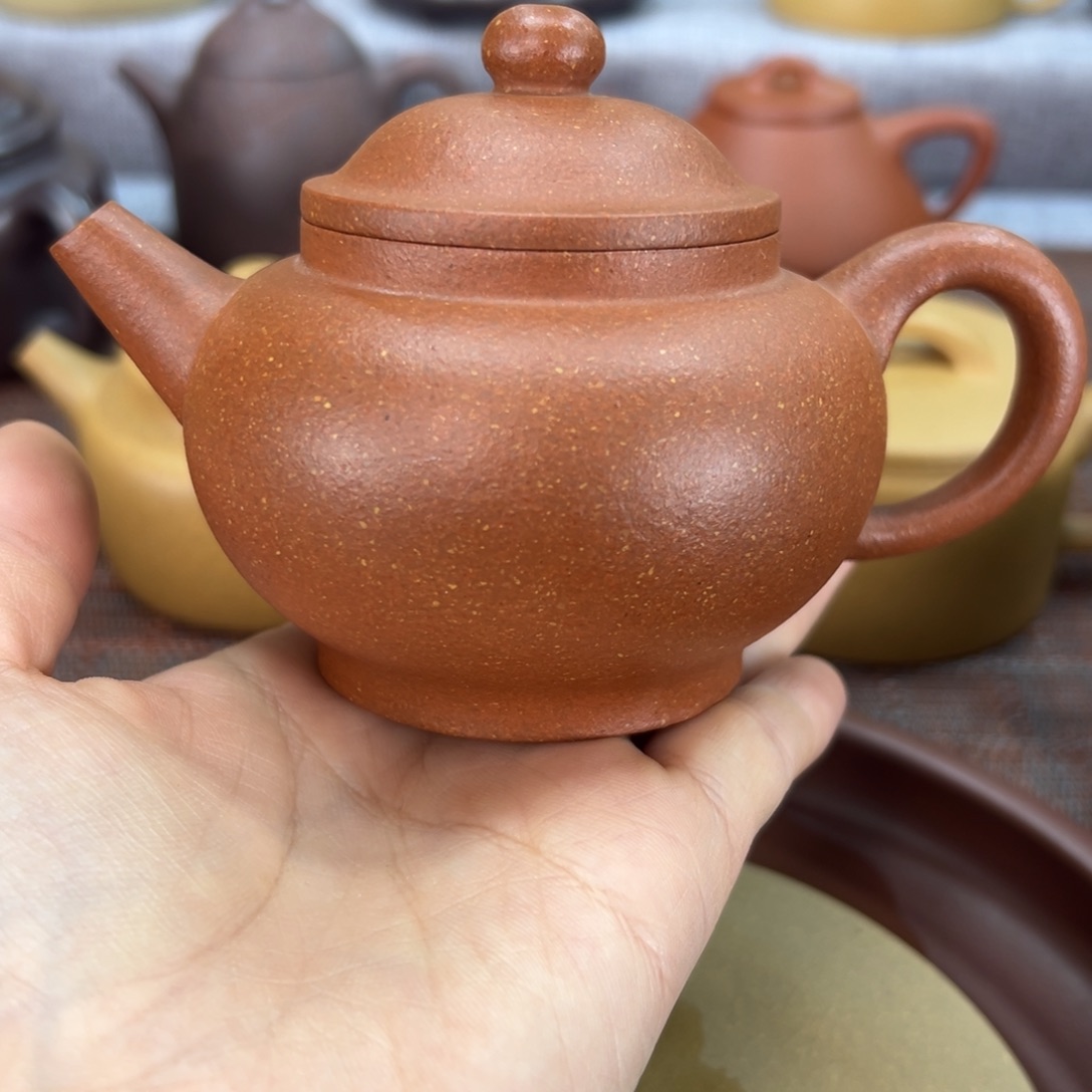 紫砂茶壶红降破巨轮