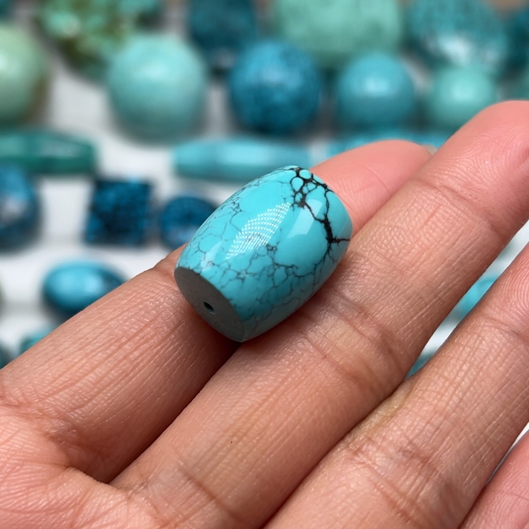 绿松石珠宝奇石未镶嵌