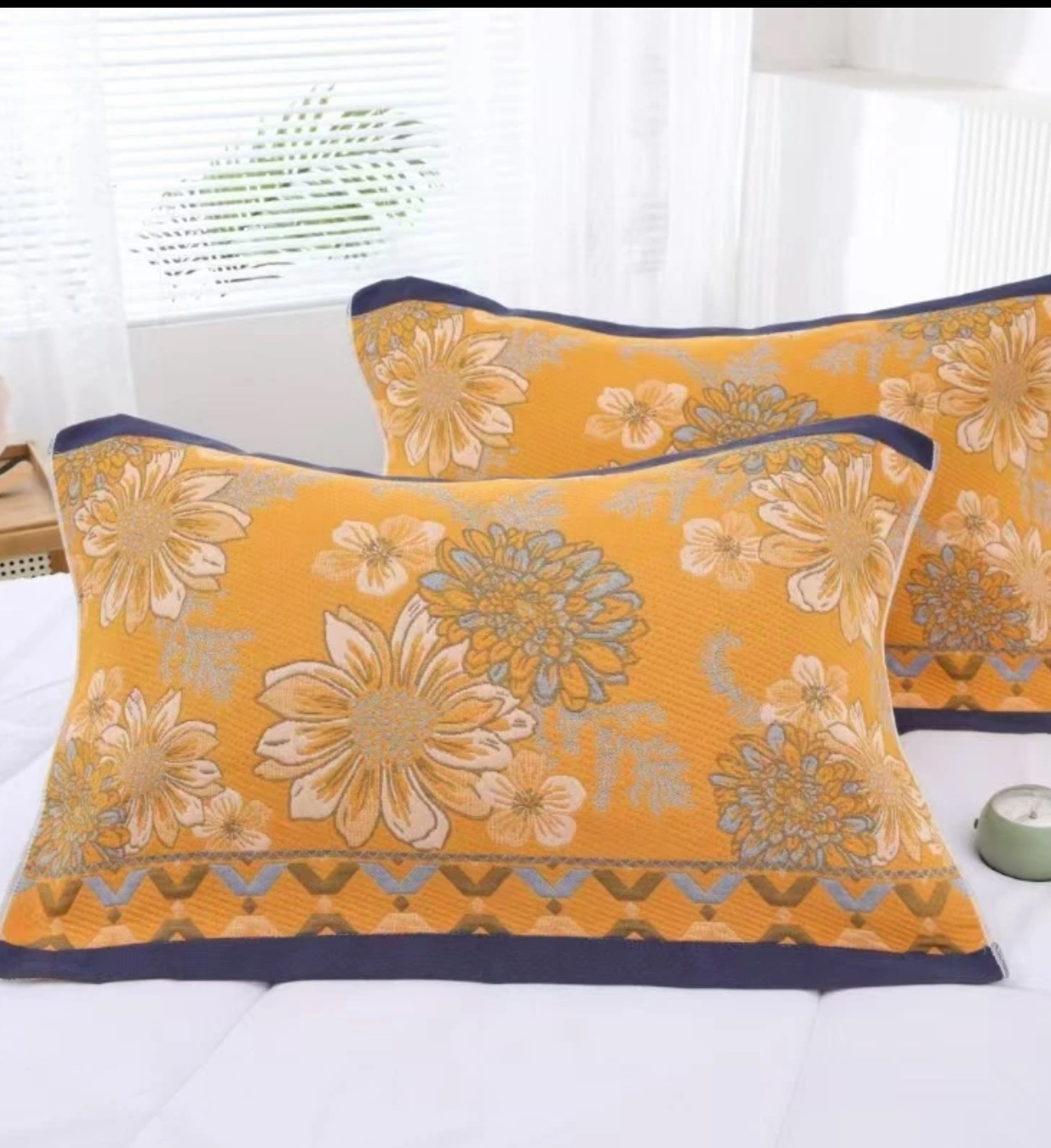 【枕巾】多层加厚枕巾一对装52*75cm 花园密语