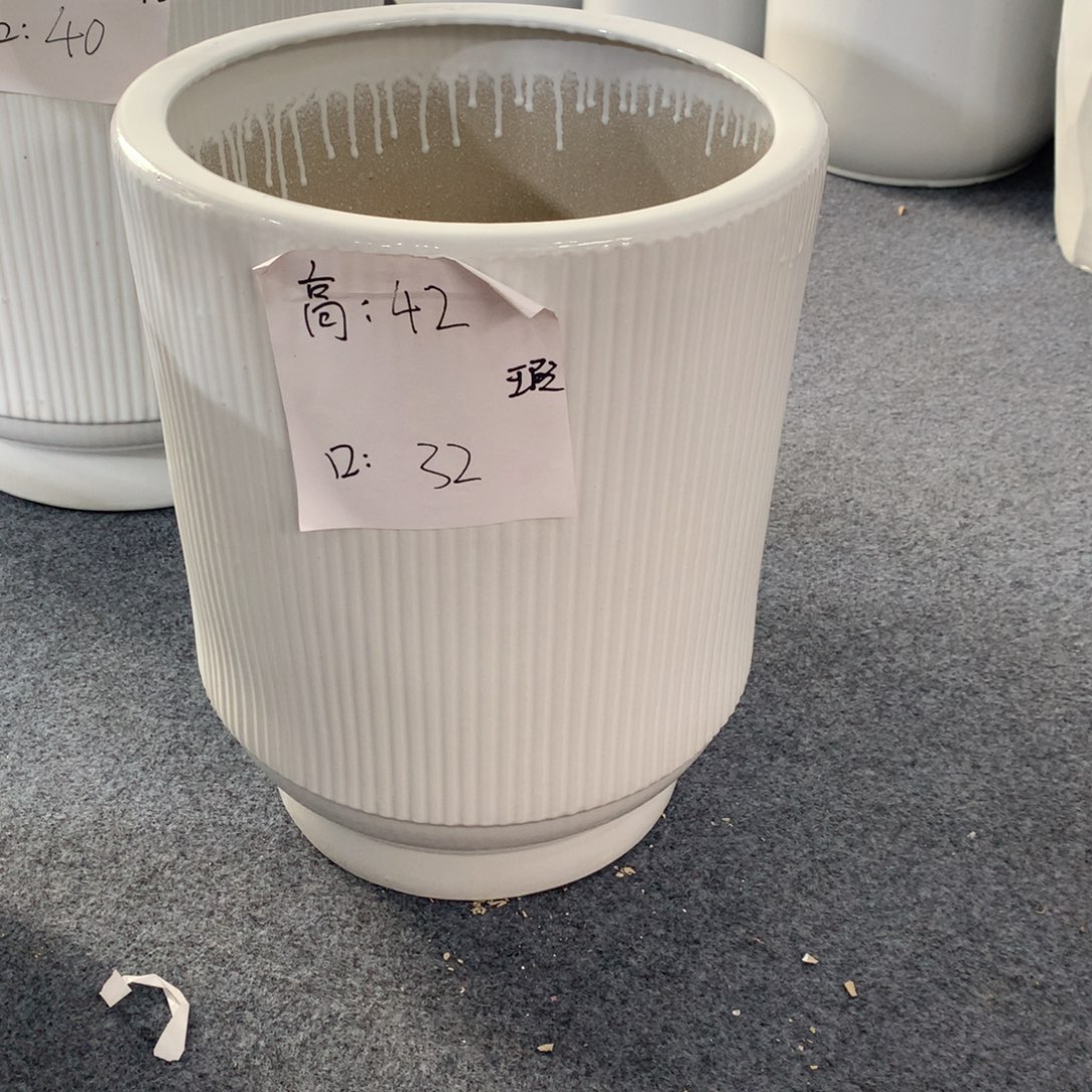 高温陶瓷花盆微瑕