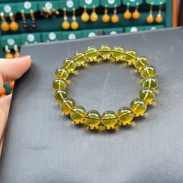 琥珀未镶嵌手串蓝珀手串