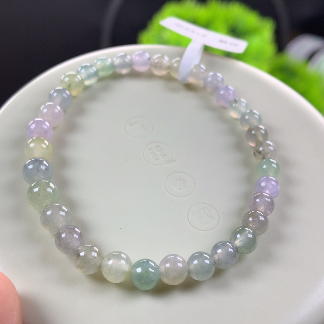 翡翠未镶嵌手链卡5～6.6