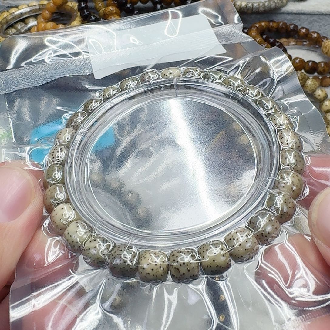 星月菩提手串56尽头半臂星月菩提河豚单圈8×7