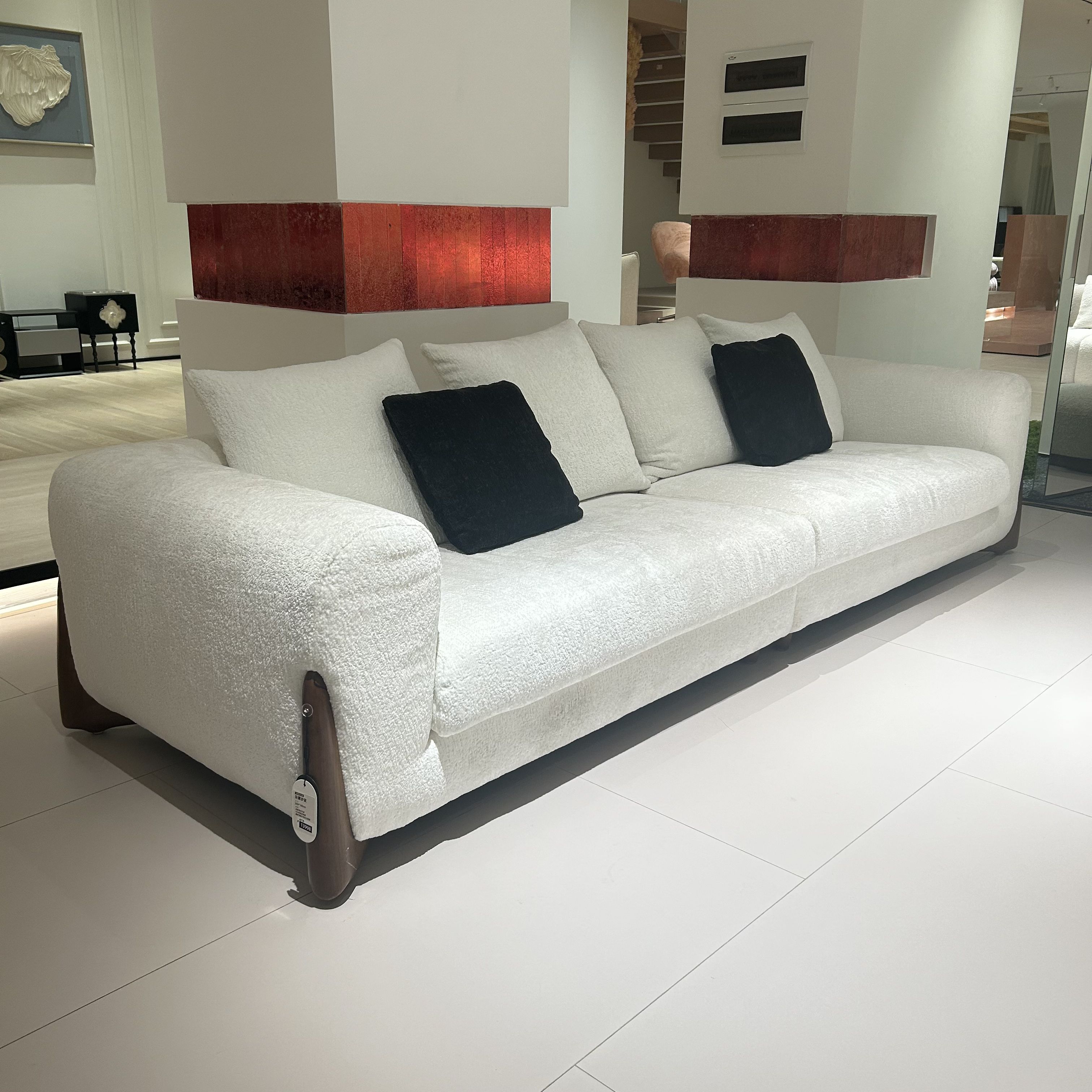 【云雾沙发】羊羔绒沙发设计师懒人原宿客厅榻榻米布艺极简艺术沙发