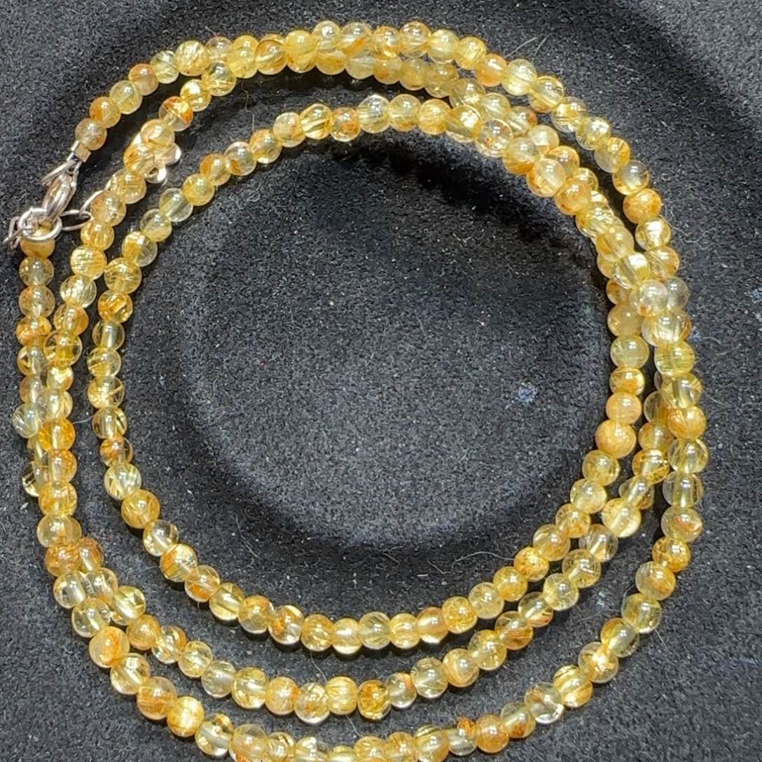 发晶手链银S925镶嵌锁骨链