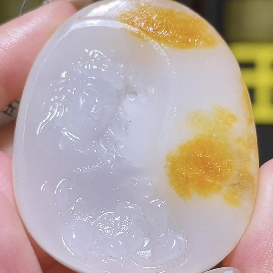 手把件货玉石把玩件文玩摆件D2