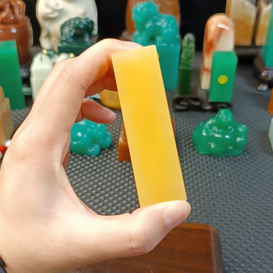 寿山石印石金田黄素章